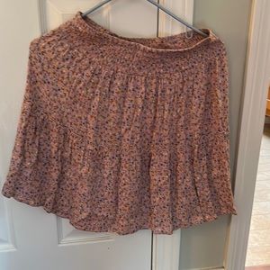 Two piece summer outfit, color is dusty rose